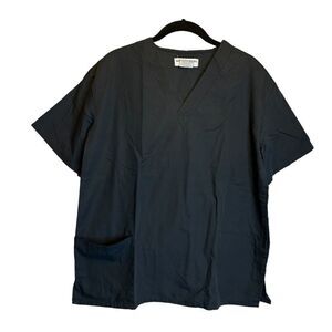 5 for $25🔥Natural Uniforms Black Scrub Top XS